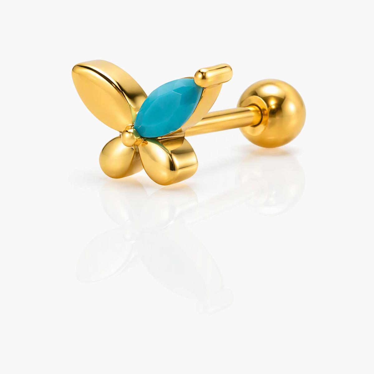 Dainty Butterfly Stud Earrings