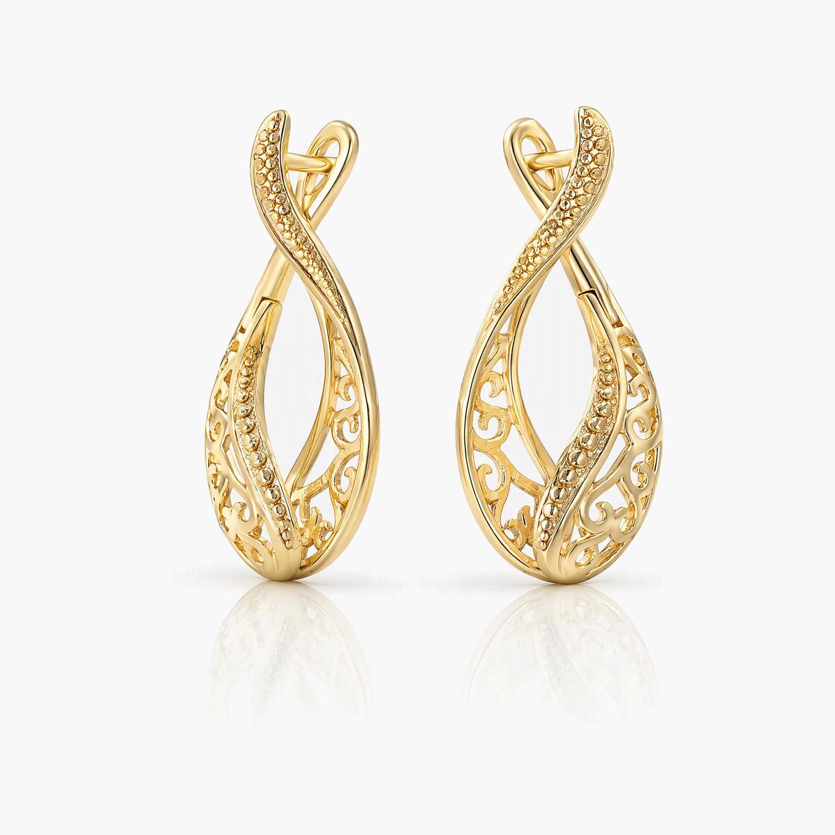 Elegant Infinity Drop Earrings
