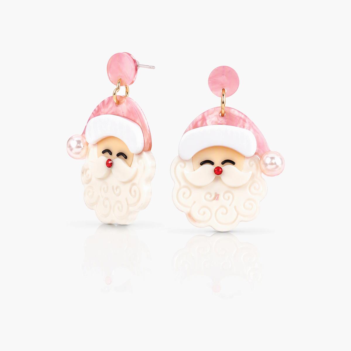 Cute Santa Claus Drop Earrings