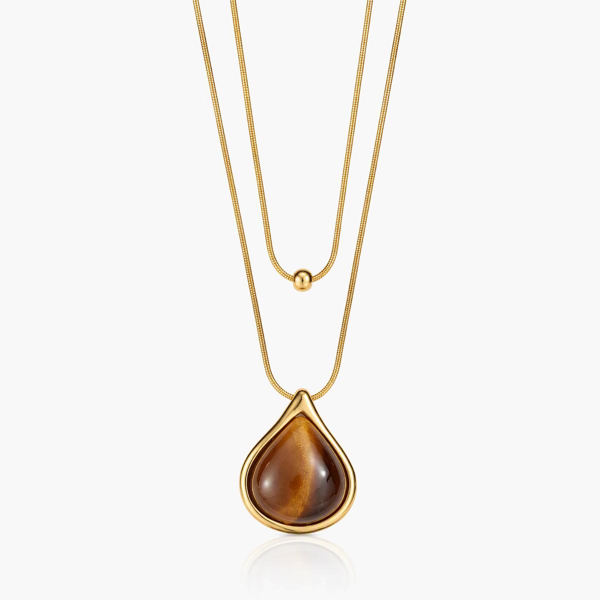 Teardrop Pendant Necklace