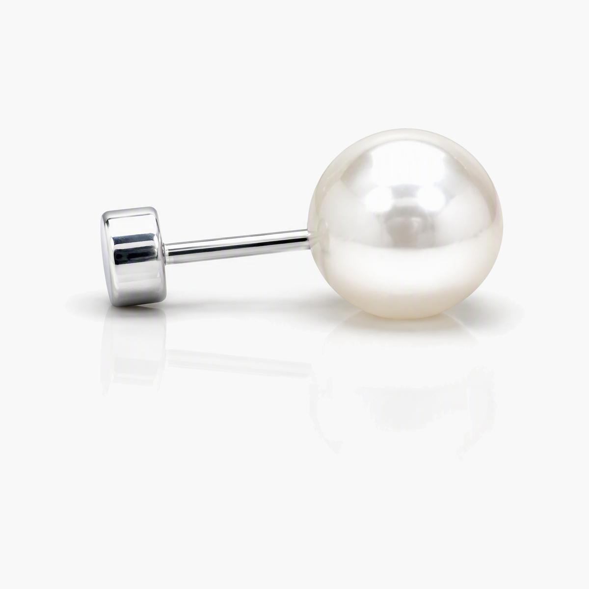 Minimalist Round Stone Stud Earrings