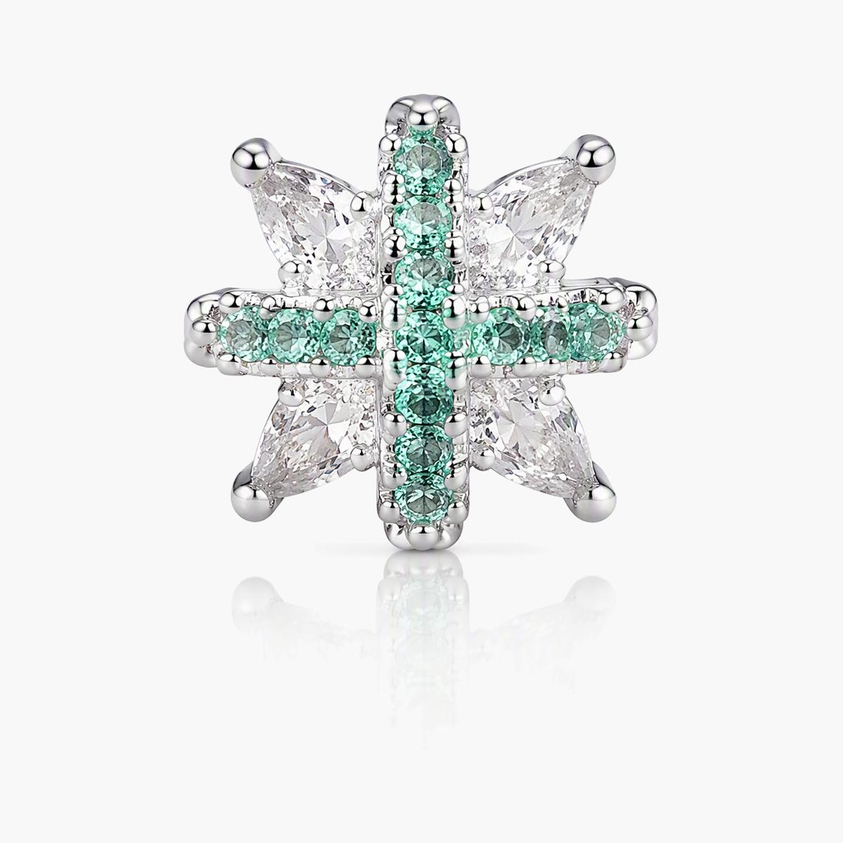 Dainty Snowflake Stud Earrings