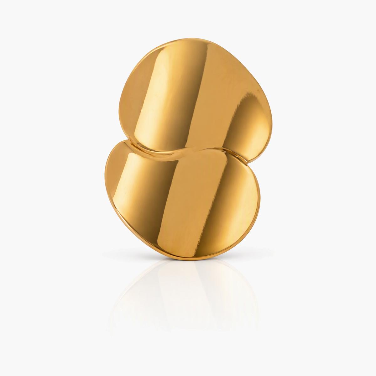 Abstract Overlap Stud Earrings