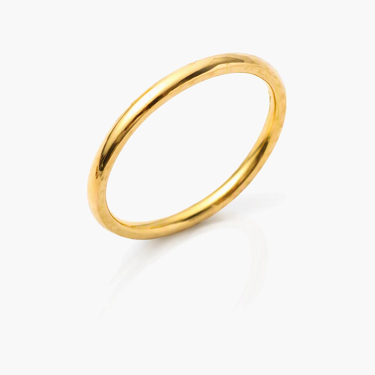 Minimalist Polished Band Ring