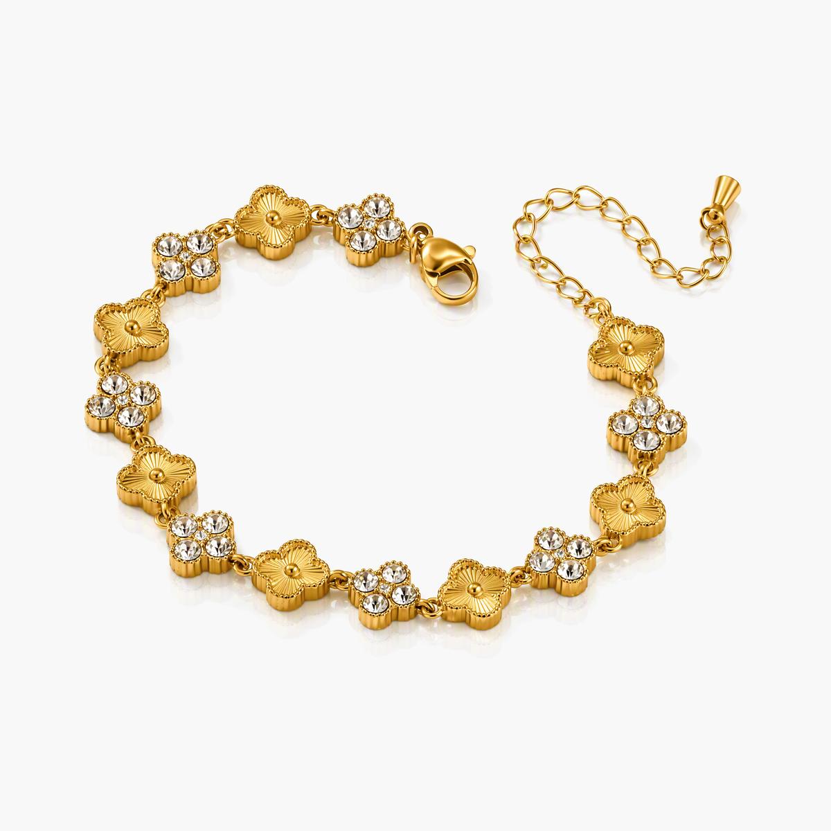 Four-Leaf Clover Bracelet