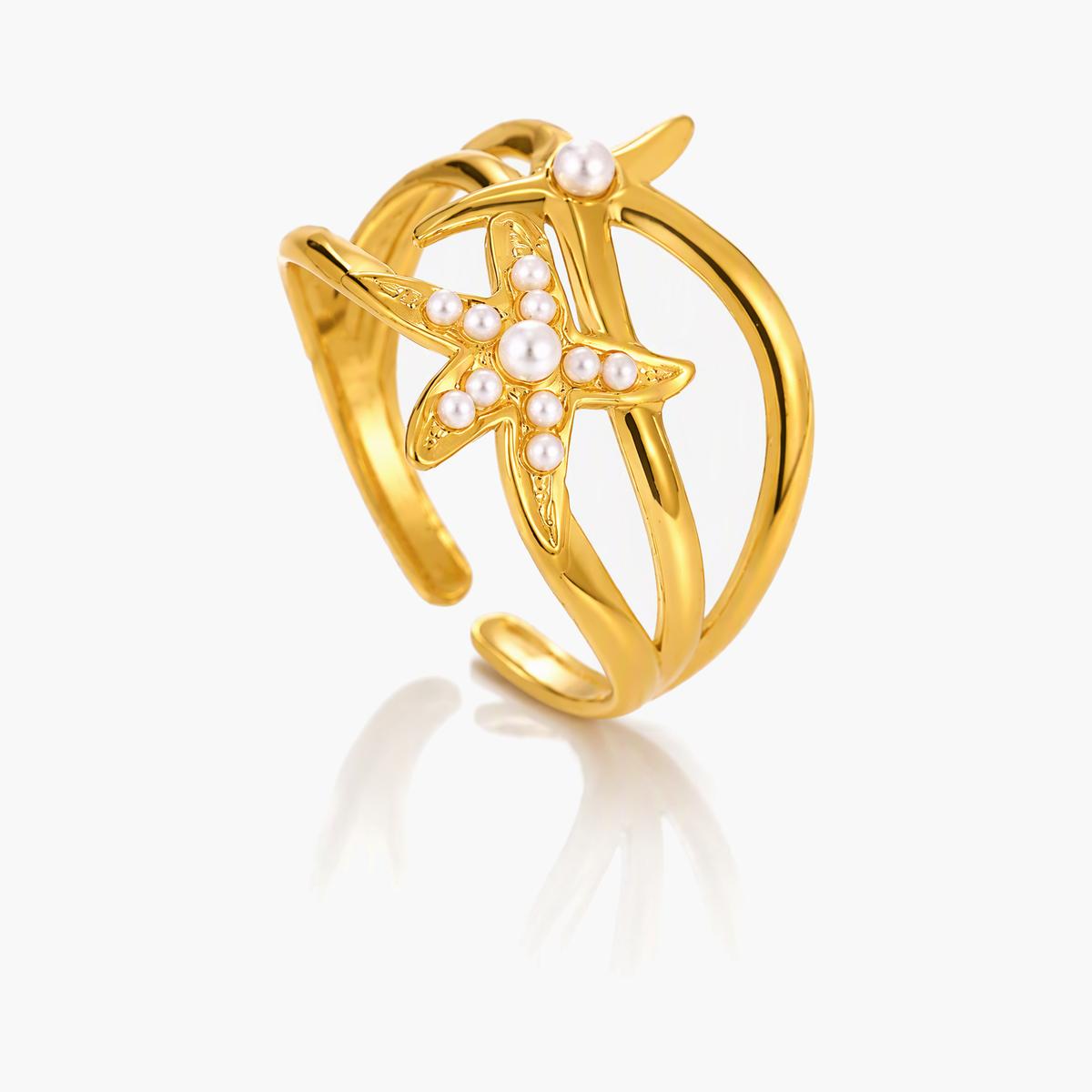 Trendy Sea Life Motif Ring