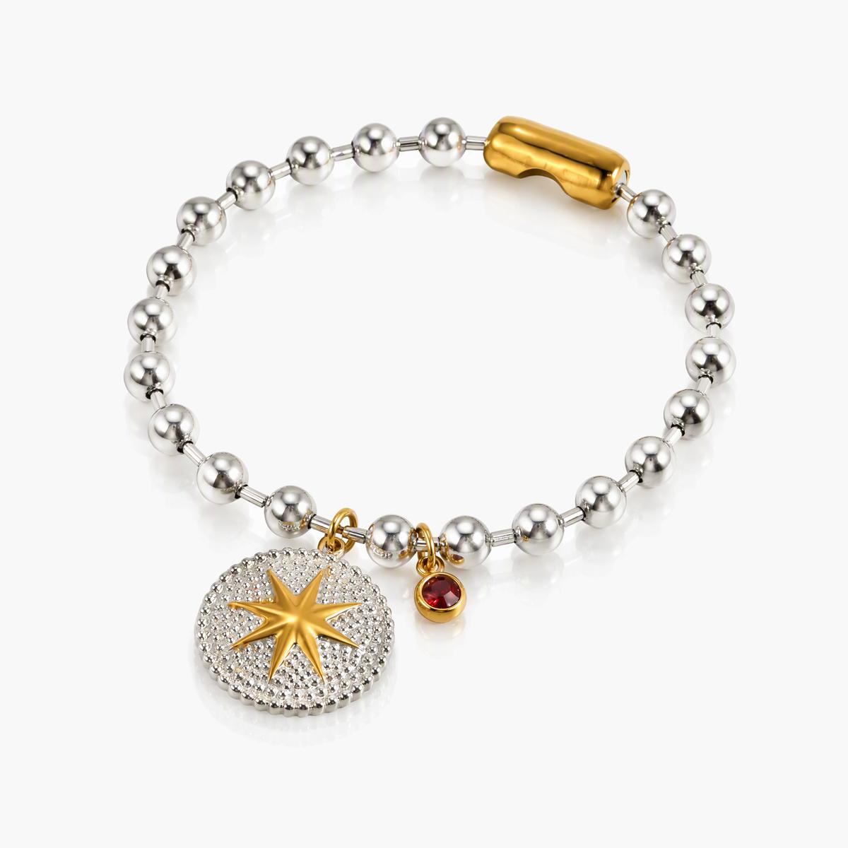 Charm Ball Chain Bracelet