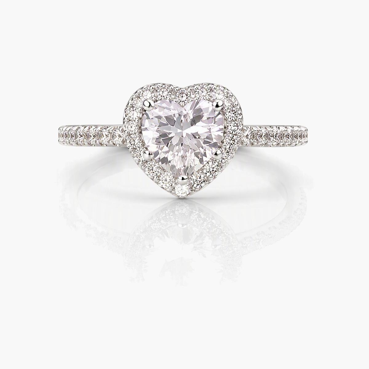 Heart Halo Ring