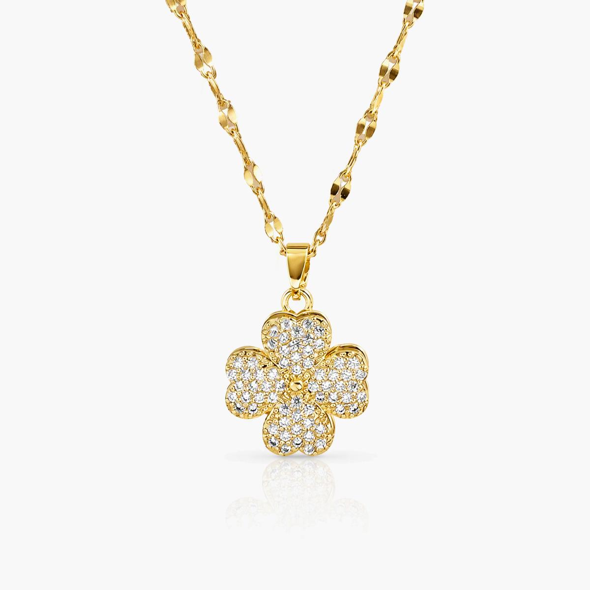 Four-Leaf Clover Pendant Necklace