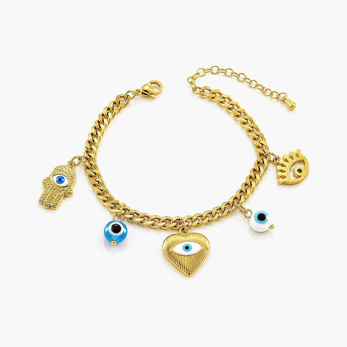 Evil Eye Charm Bracelet