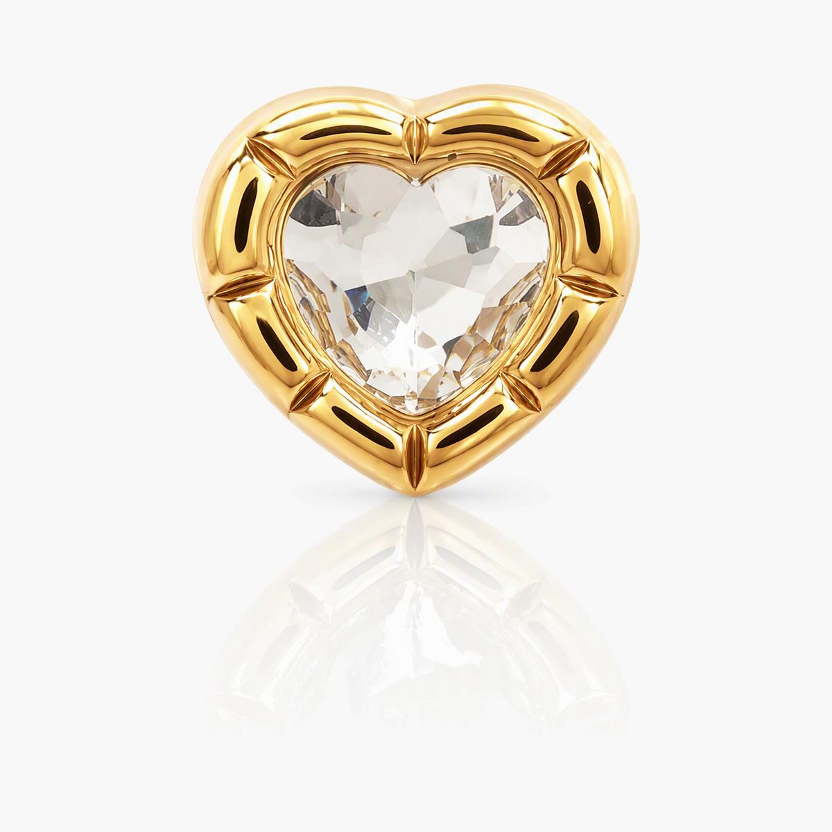 Vintage Heart Stud Earrings