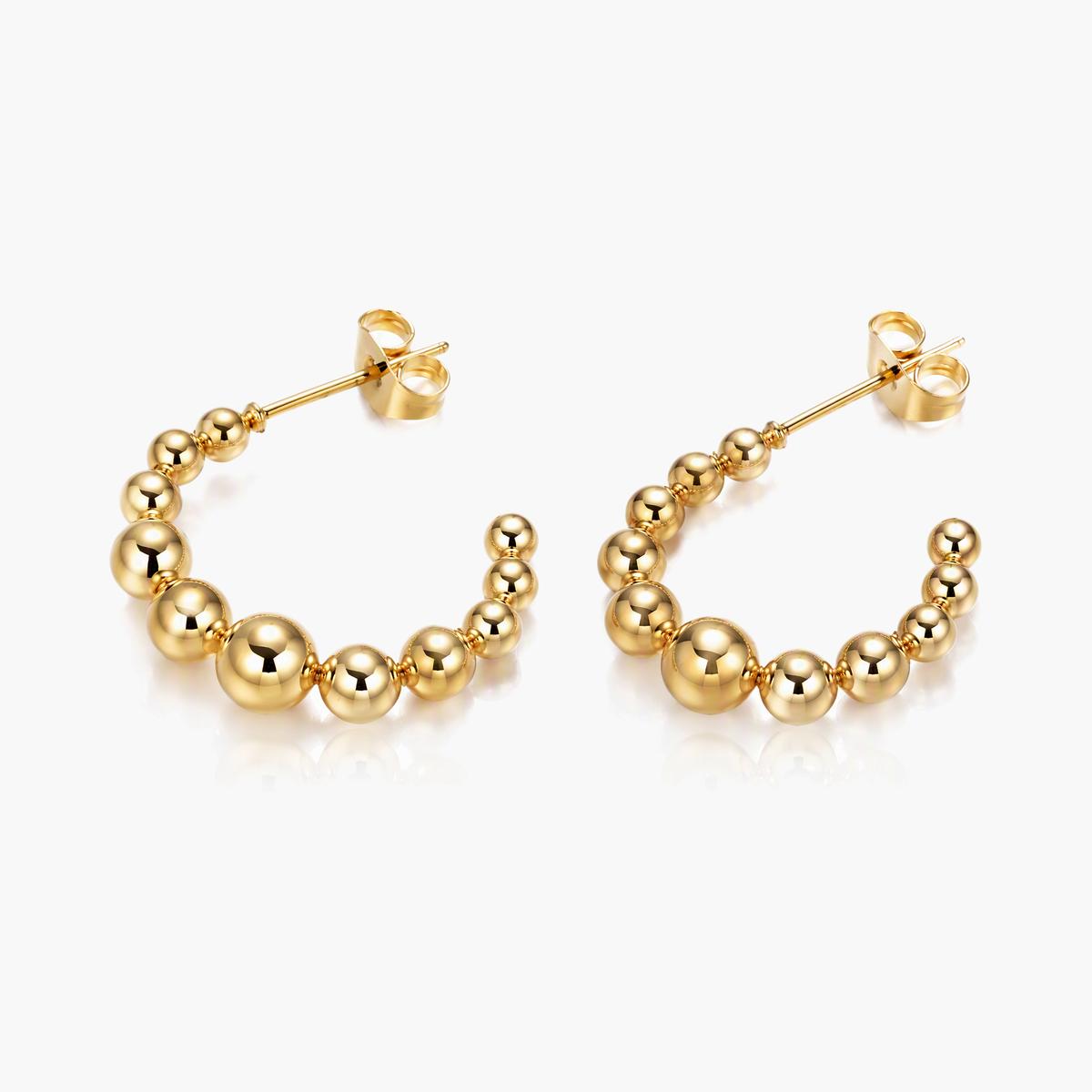 Trendy Open Cuff Hoop Earrings