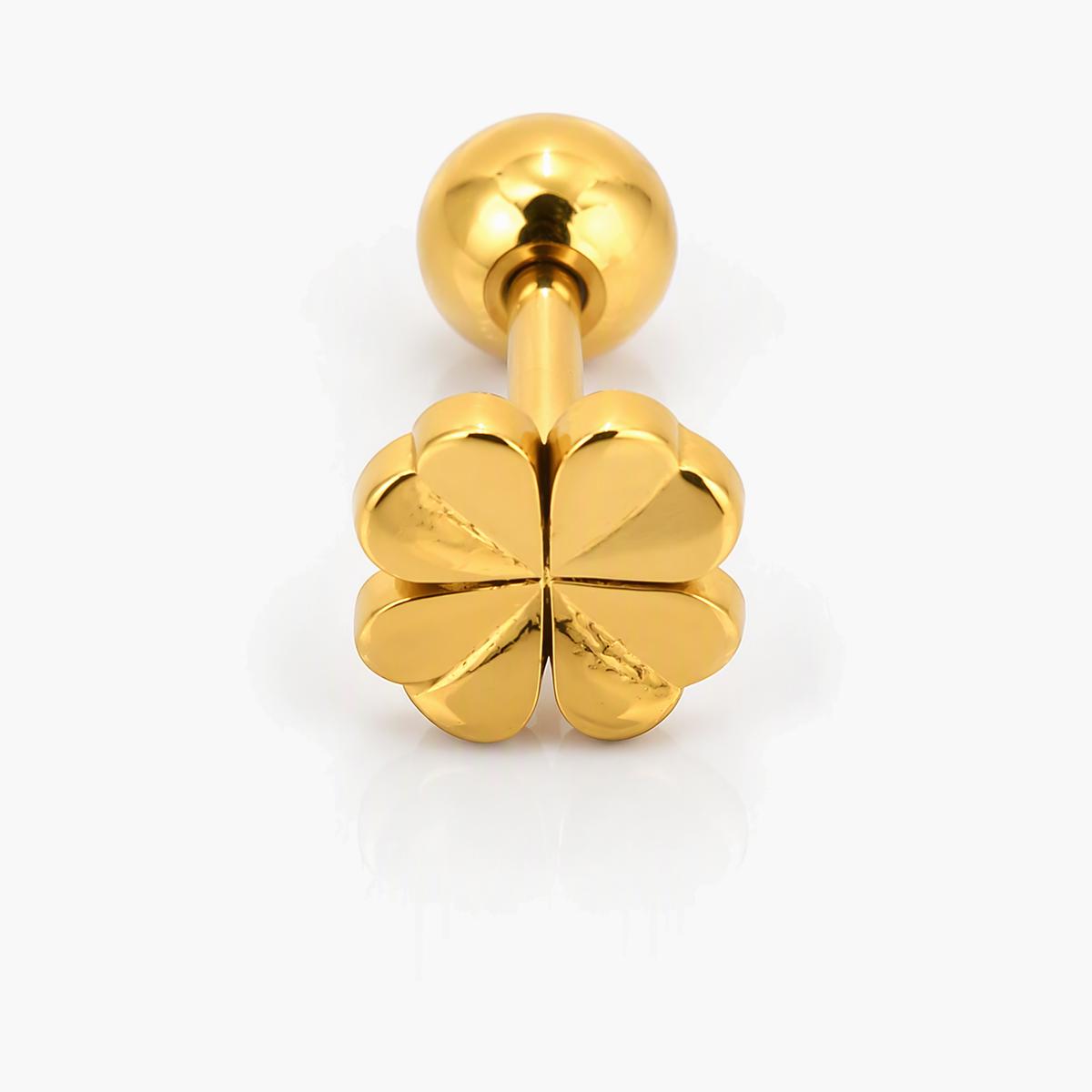Cute Four-Leaf Clover Stud Earrings