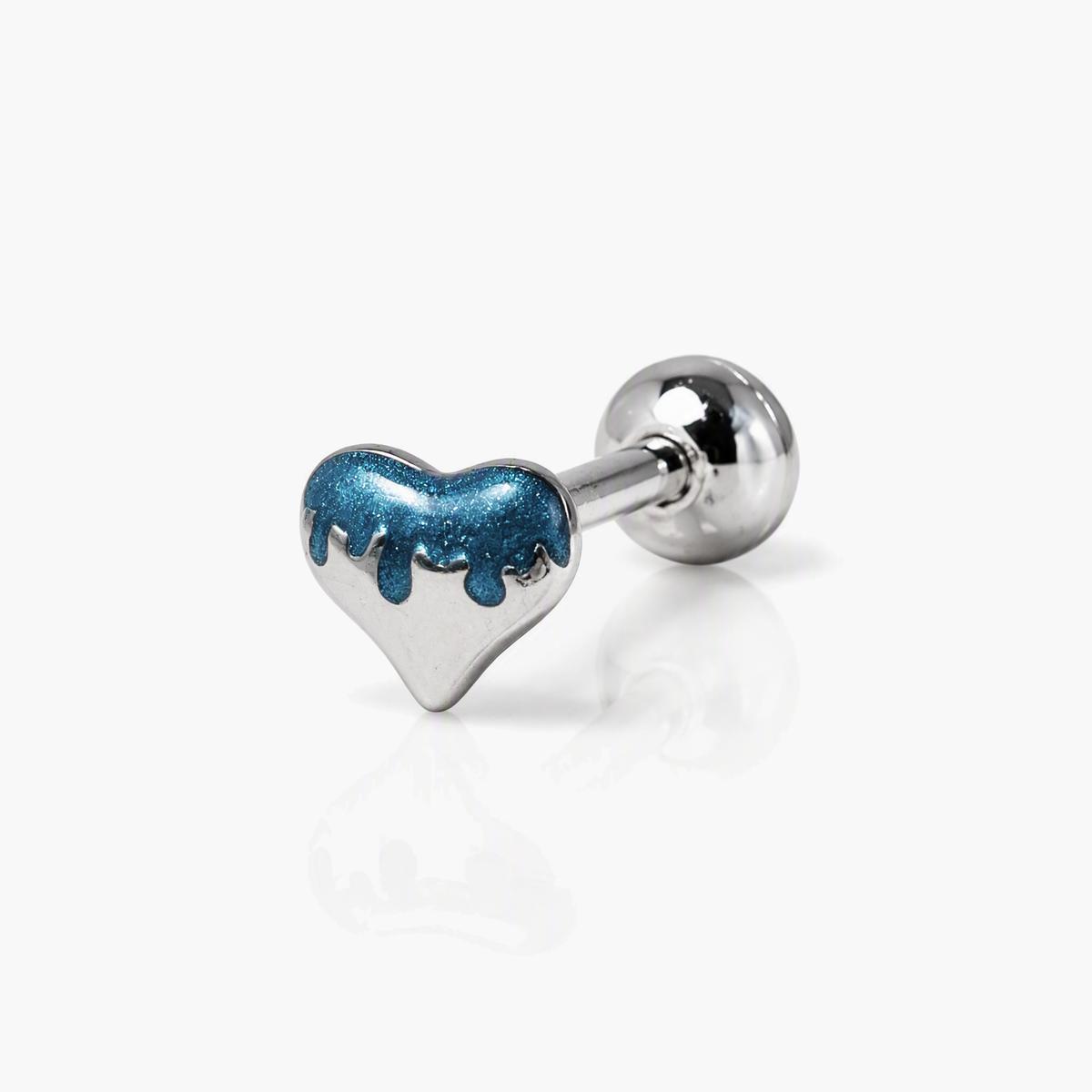 Trendy Drip Heart Barbell