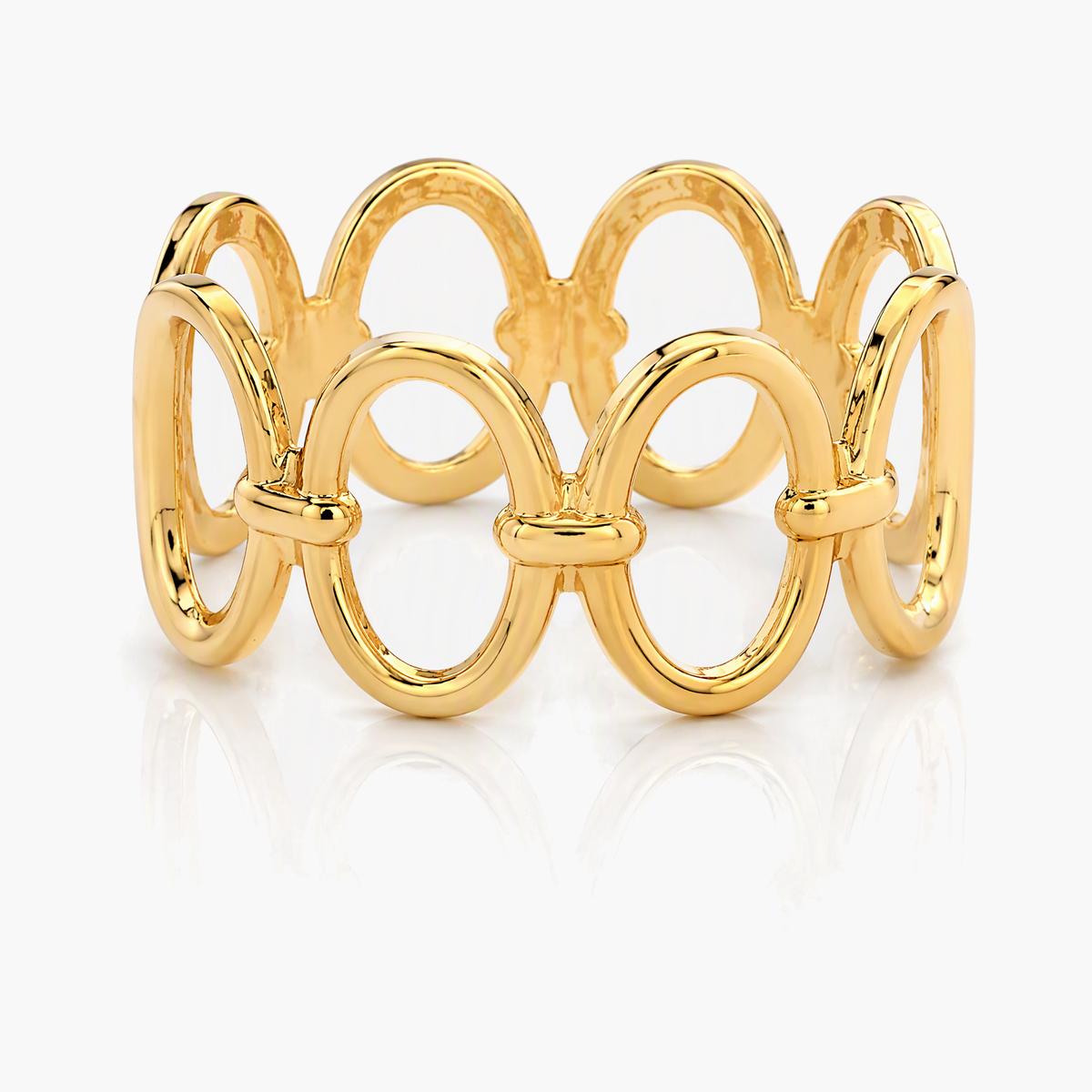 Boho Leaf Branch Cuff Bracelet