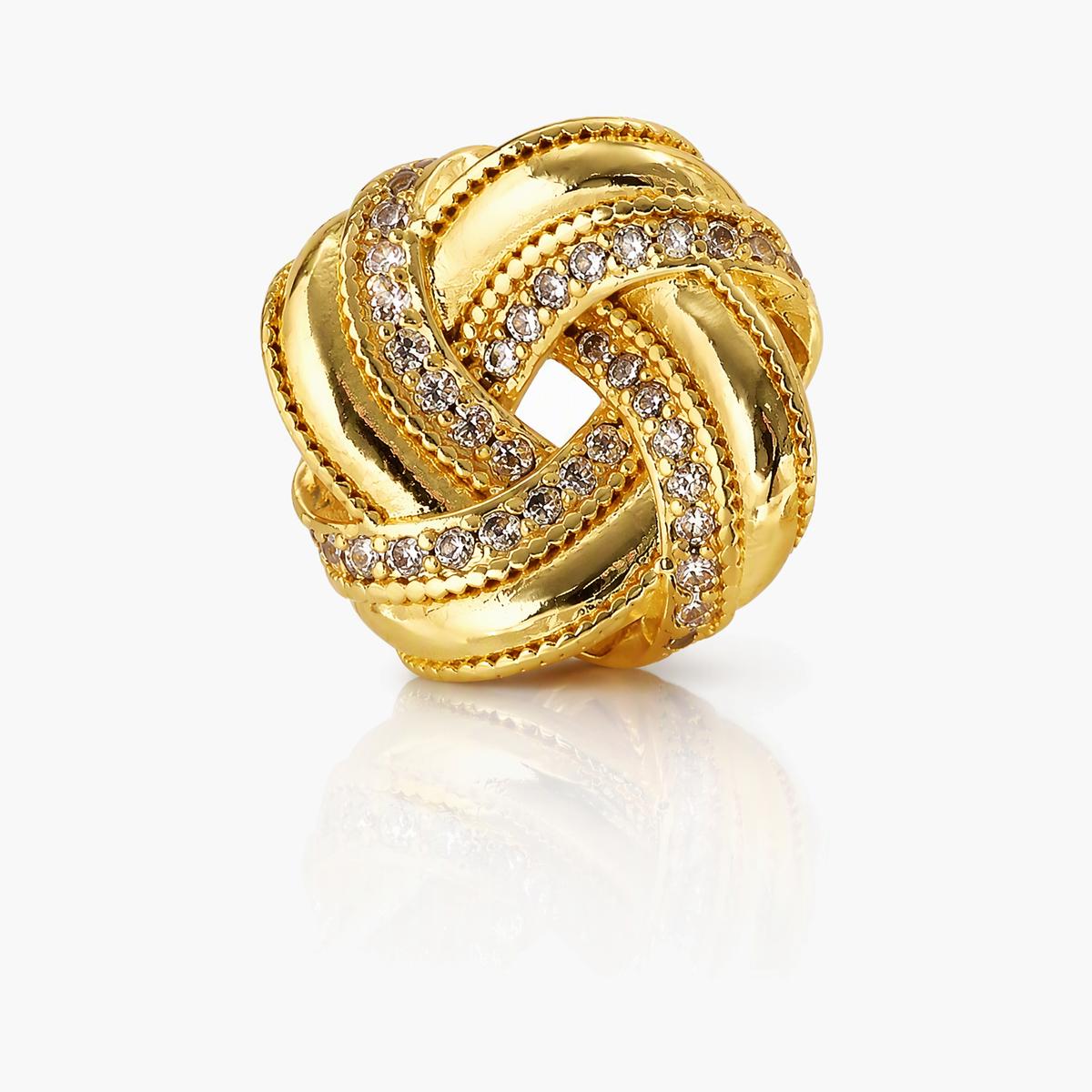 Pave Square Stud Earrings