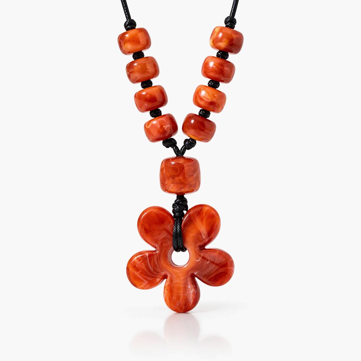 Boho Flower Pendant Necklace