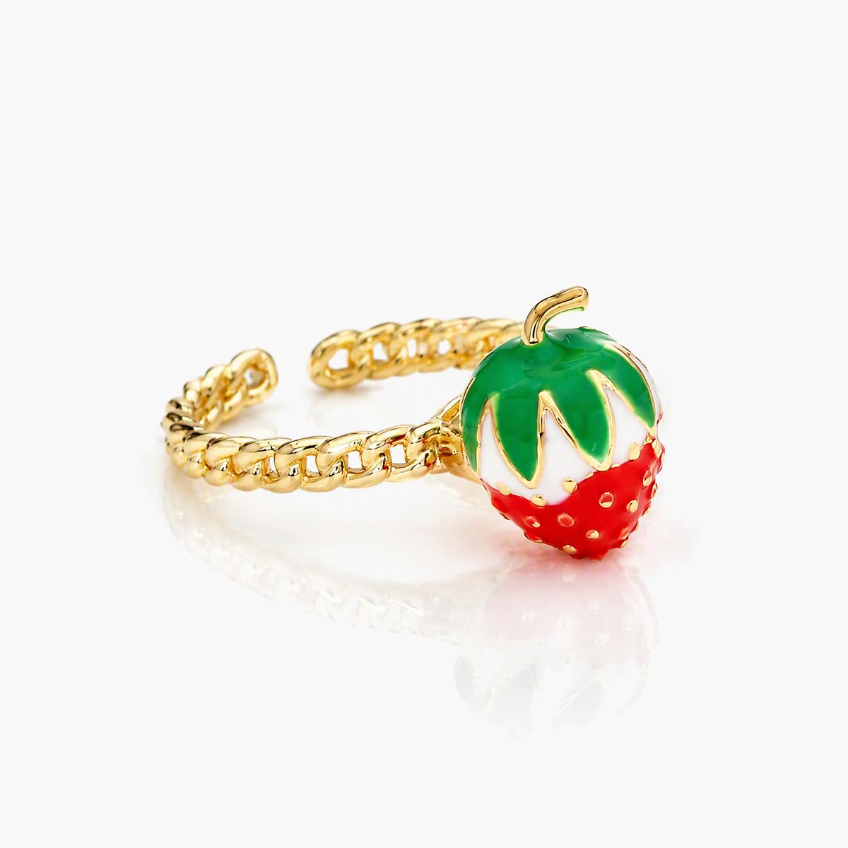 Cute Fruit Charm Ring
