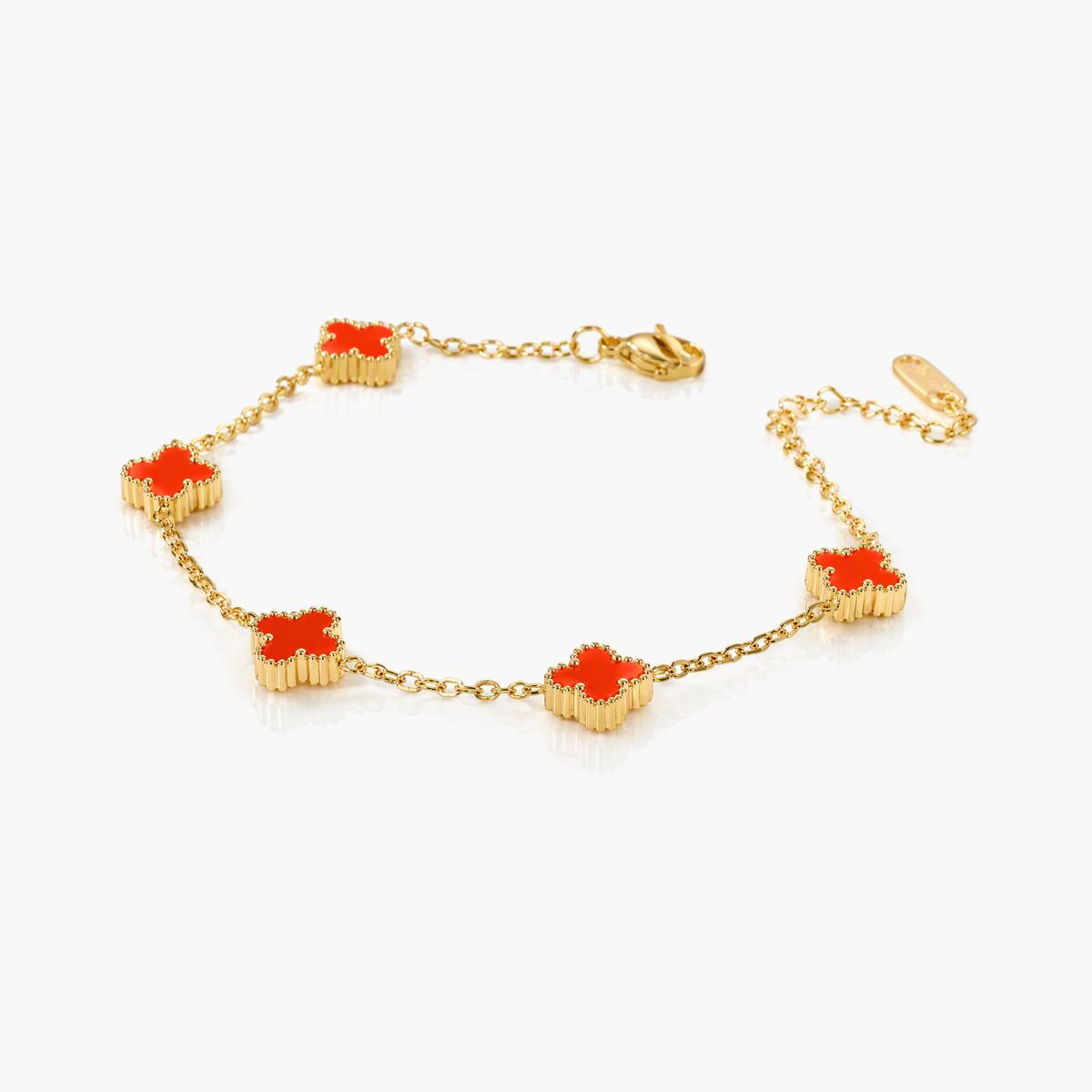 Four-Leaf Clover Bracelet