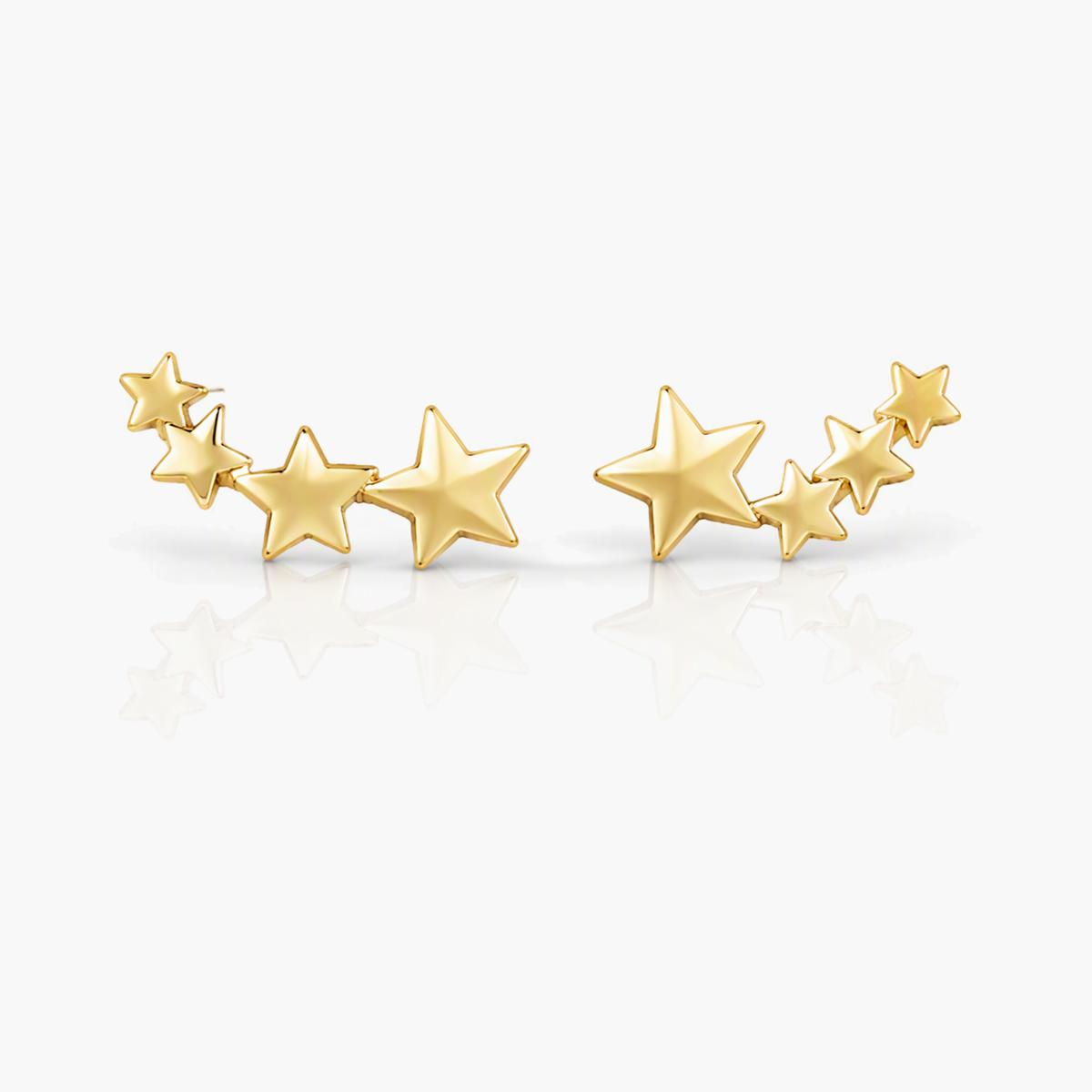 Dainty Star Cluster Stud Earrings