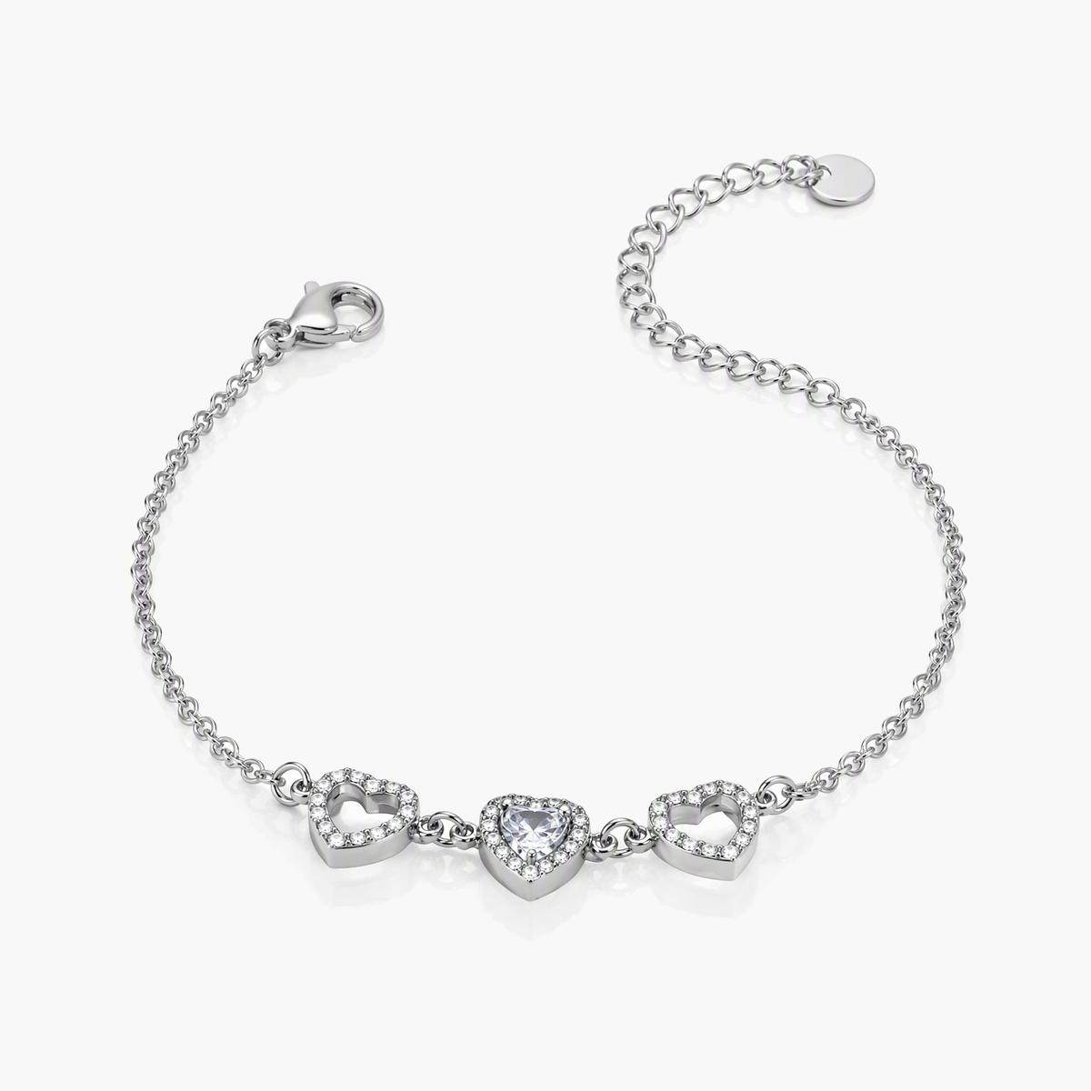 Dainty Heart Charm Bracelet