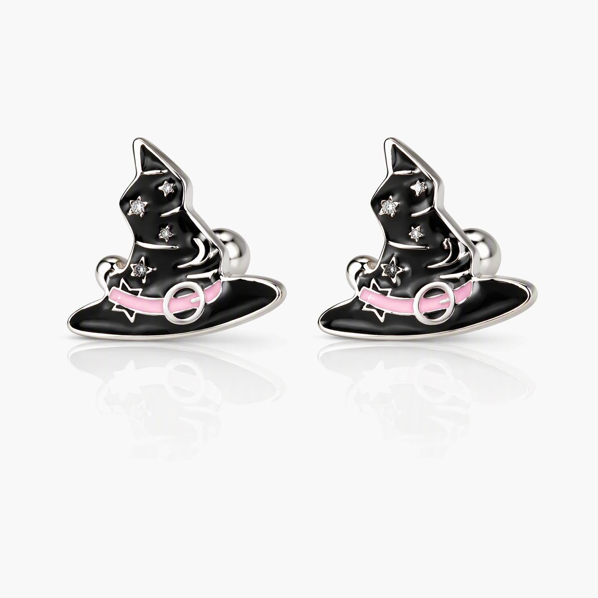 Cute Halloween Motif Stud Earrings
