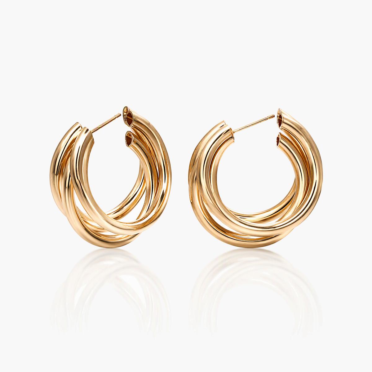 Triple Hoop Earrings