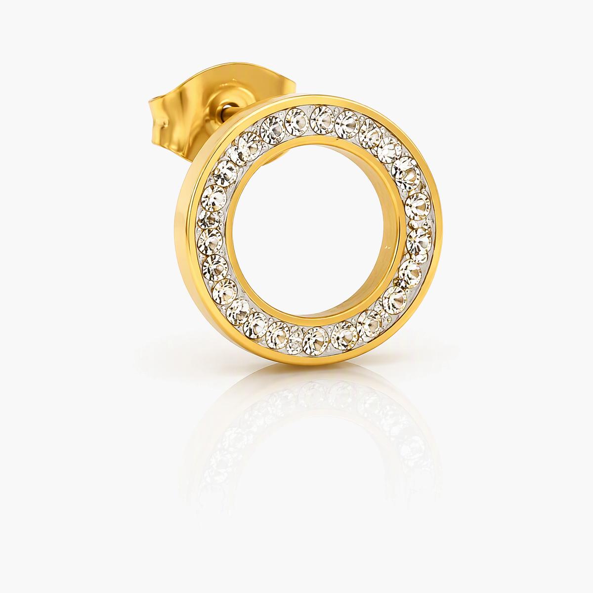 Minimalist Open Circle Stud Earrings
