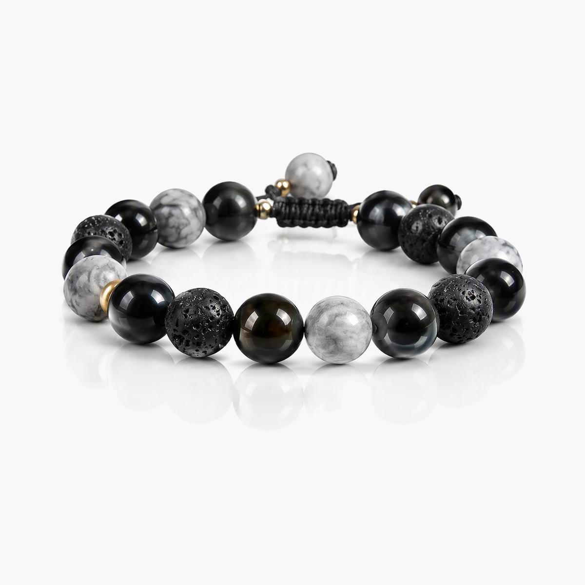 Minimalist Multi-Stone Beaded Bracelet