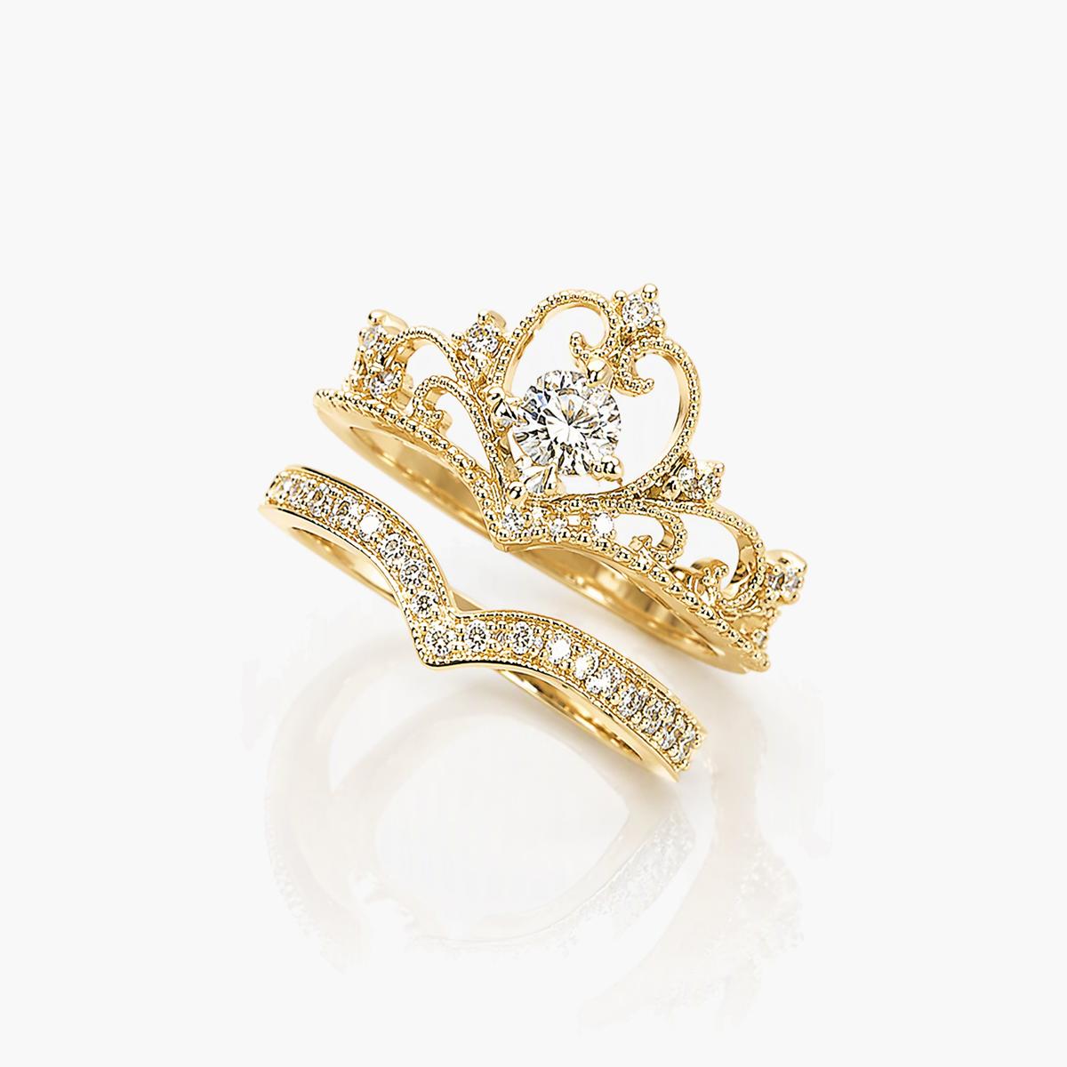 Elegant Crown Ring