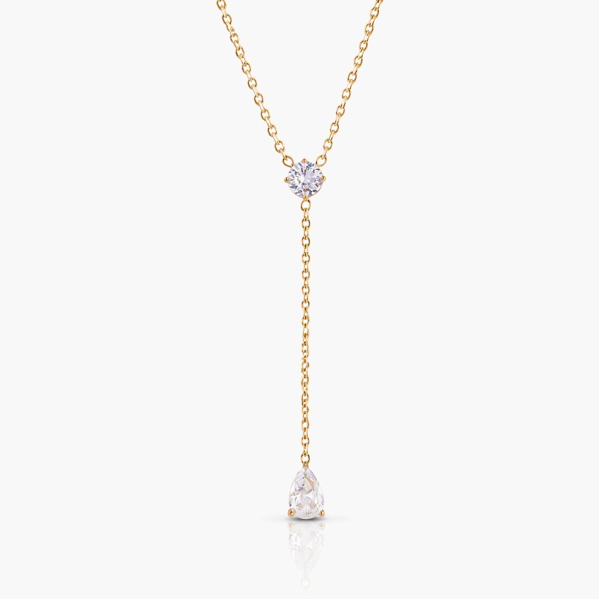 Dainty Pear Drop Necklace