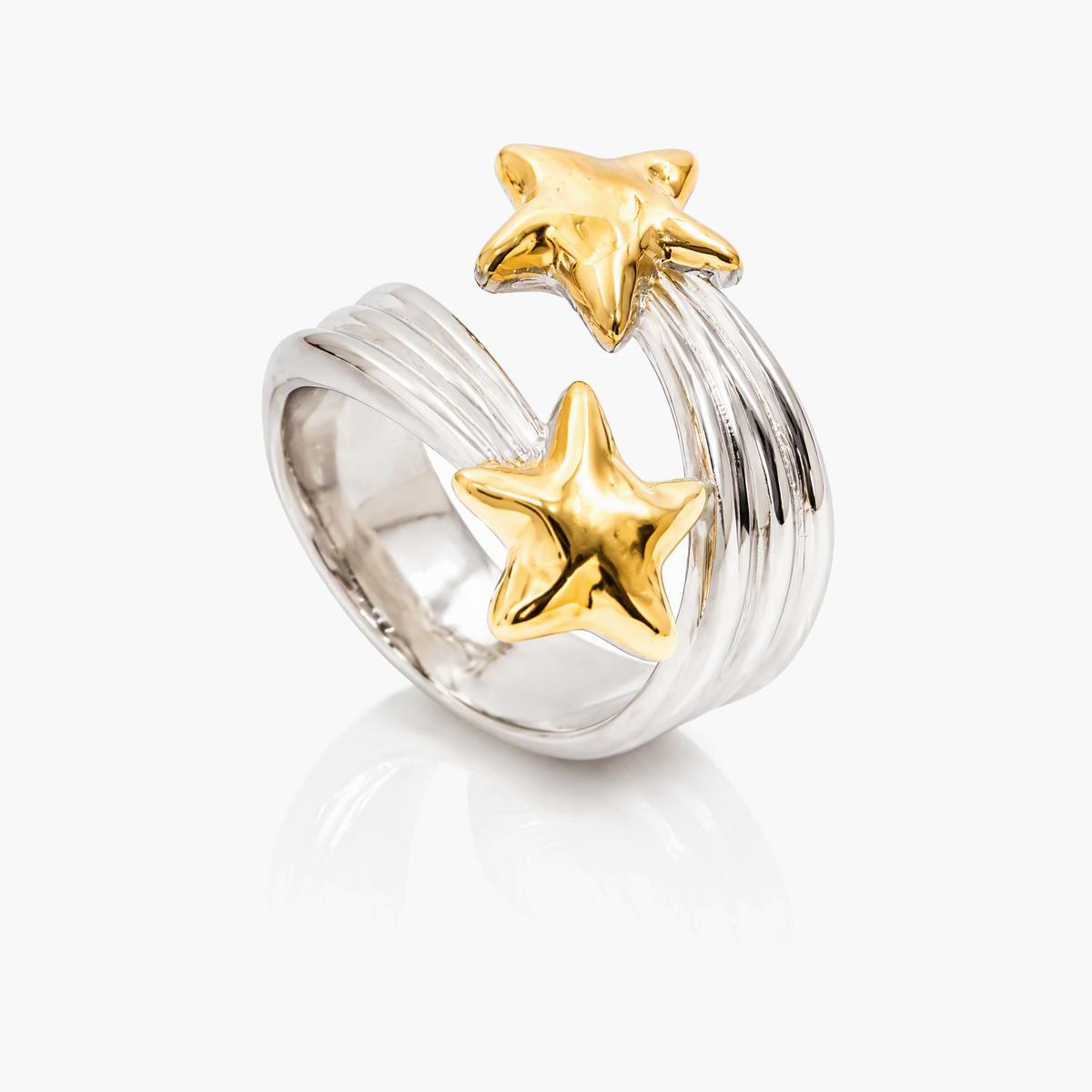 Trendy Star Flower Ring