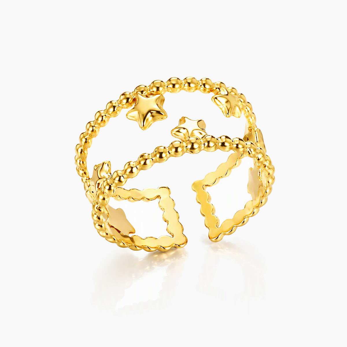 Trendy Butterfly Open Ring