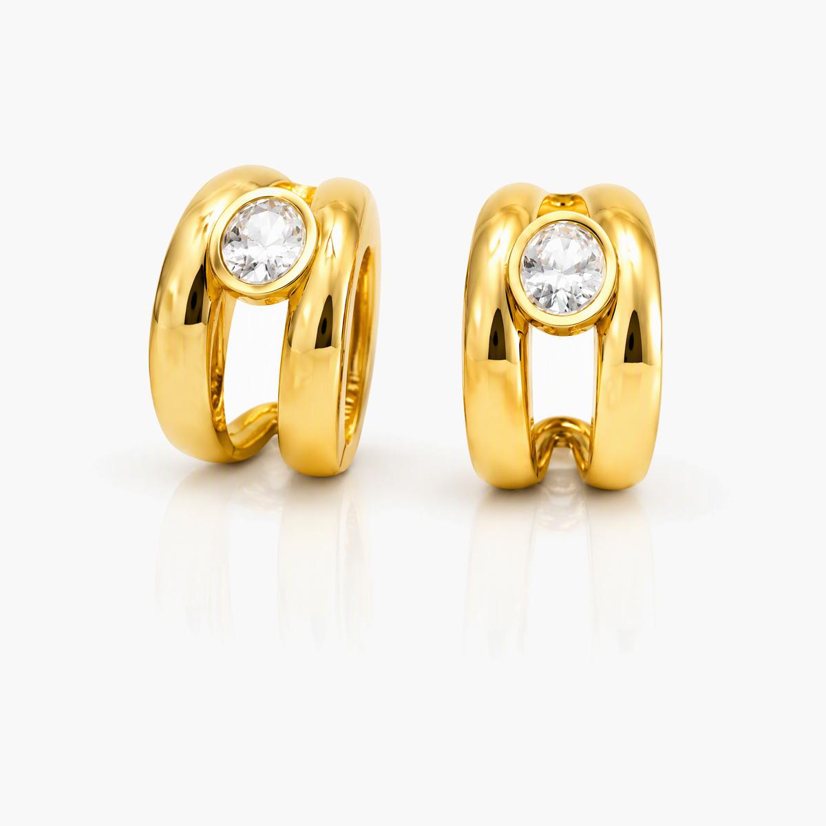 Trendy Infinity Hoop Earrings