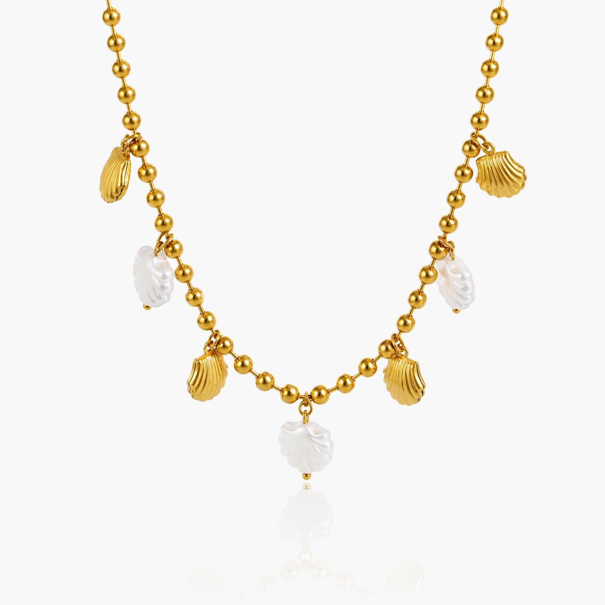 Boho Shell Charm Necklace