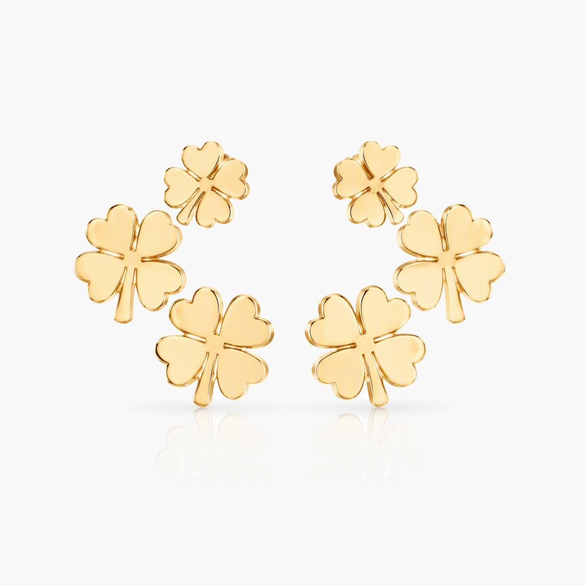 Dainty Mixed Motif Stud Earrings