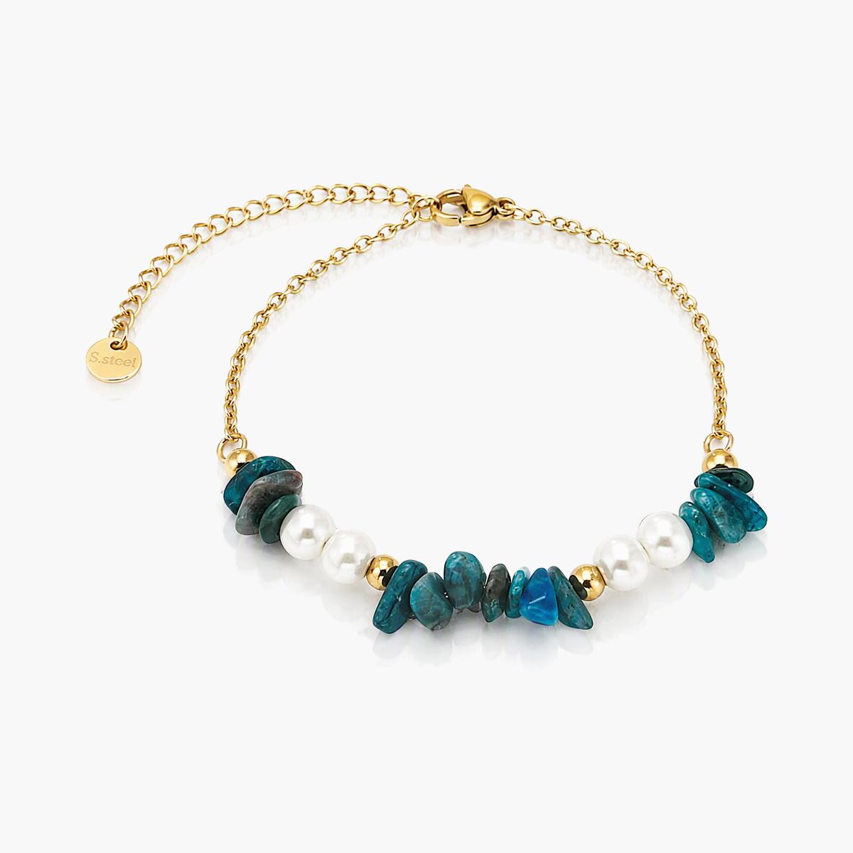 Boho Stone Chip Bracelet