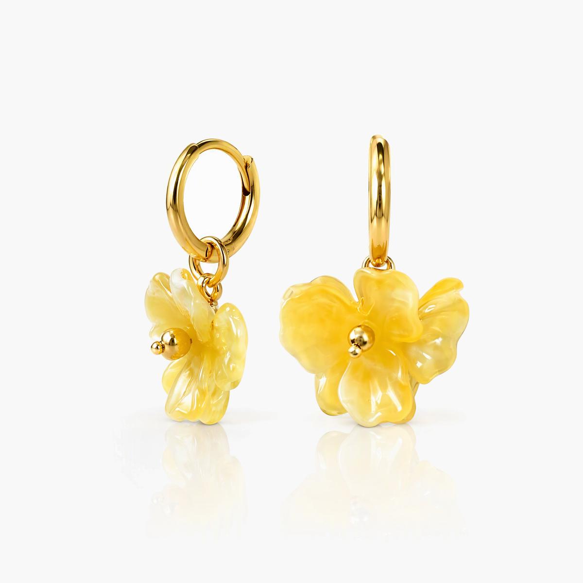 Flower Drop Earrings