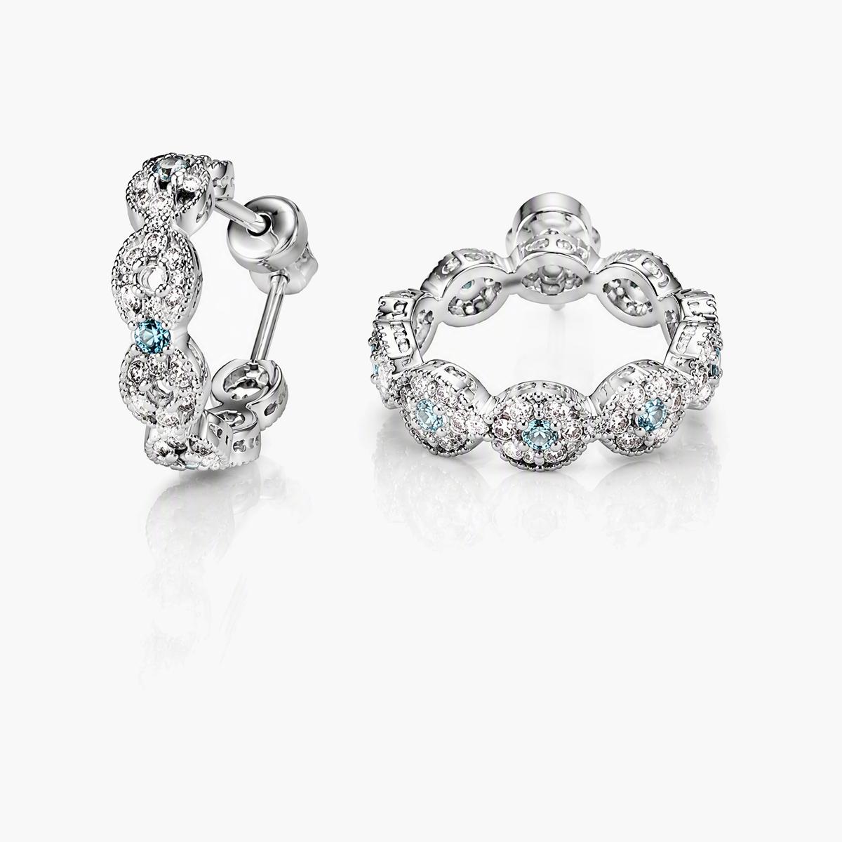 Dainty Cross Huggie Earrings