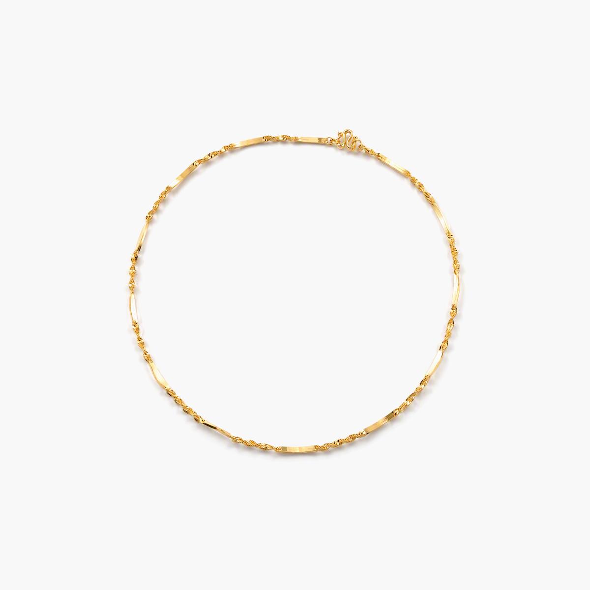 Dainty Twisted Link Necklace