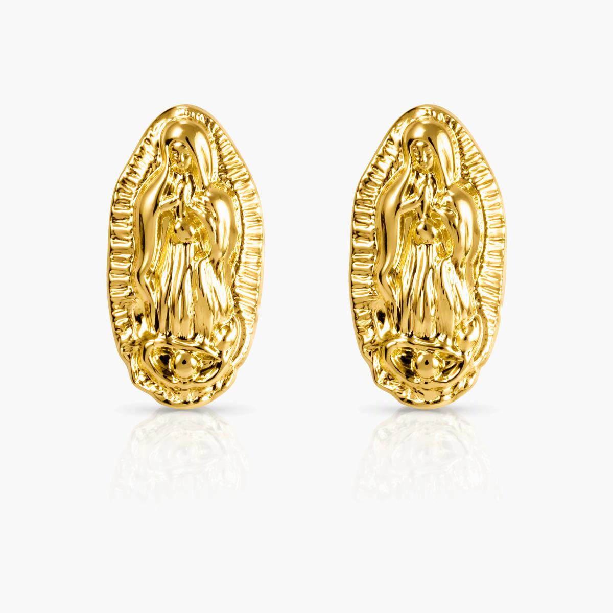 Leaf Branch Stud Earrings