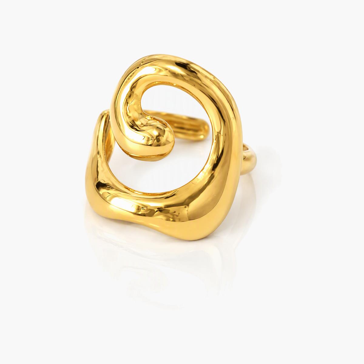 Trendy Spiral Open Ring