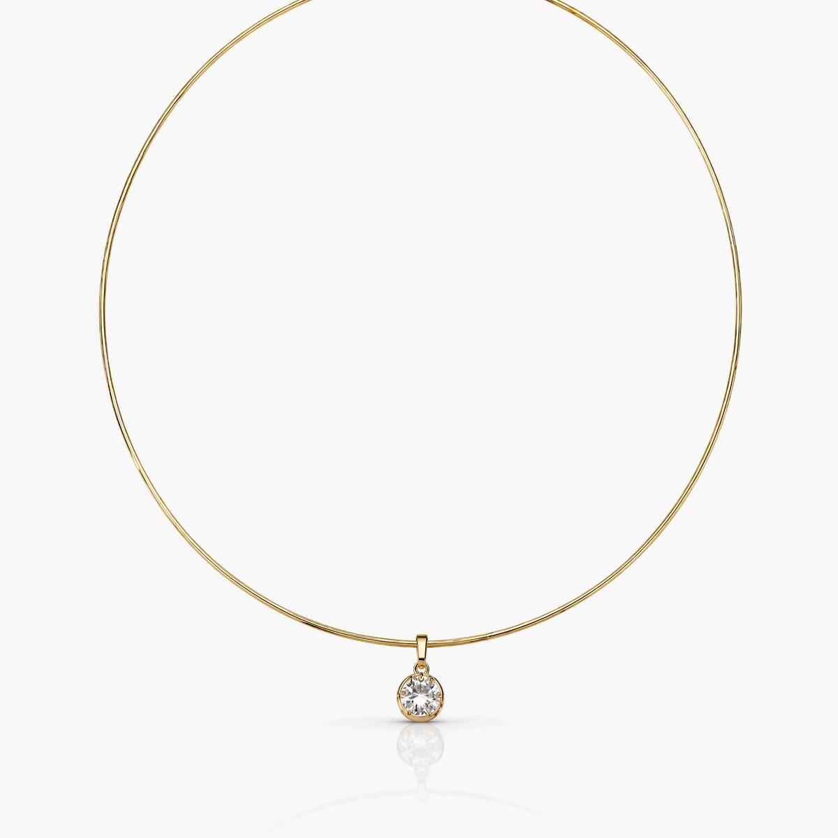 Dainty Geometric Stone Pendant Necklace