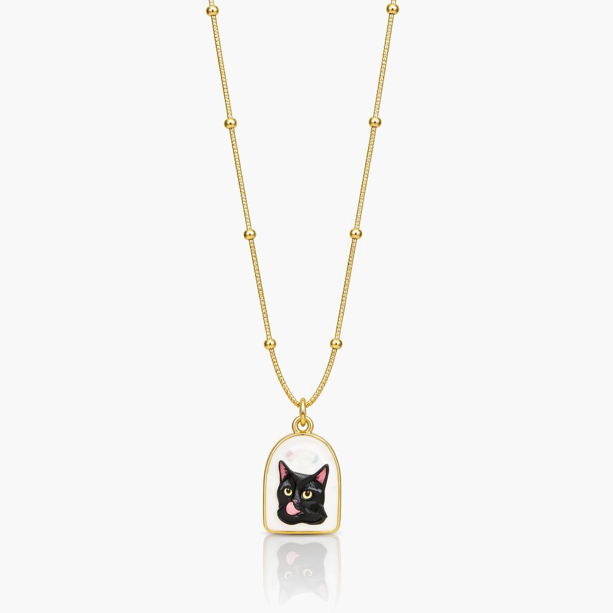 Cute Enamel Charm Pendant Necklace