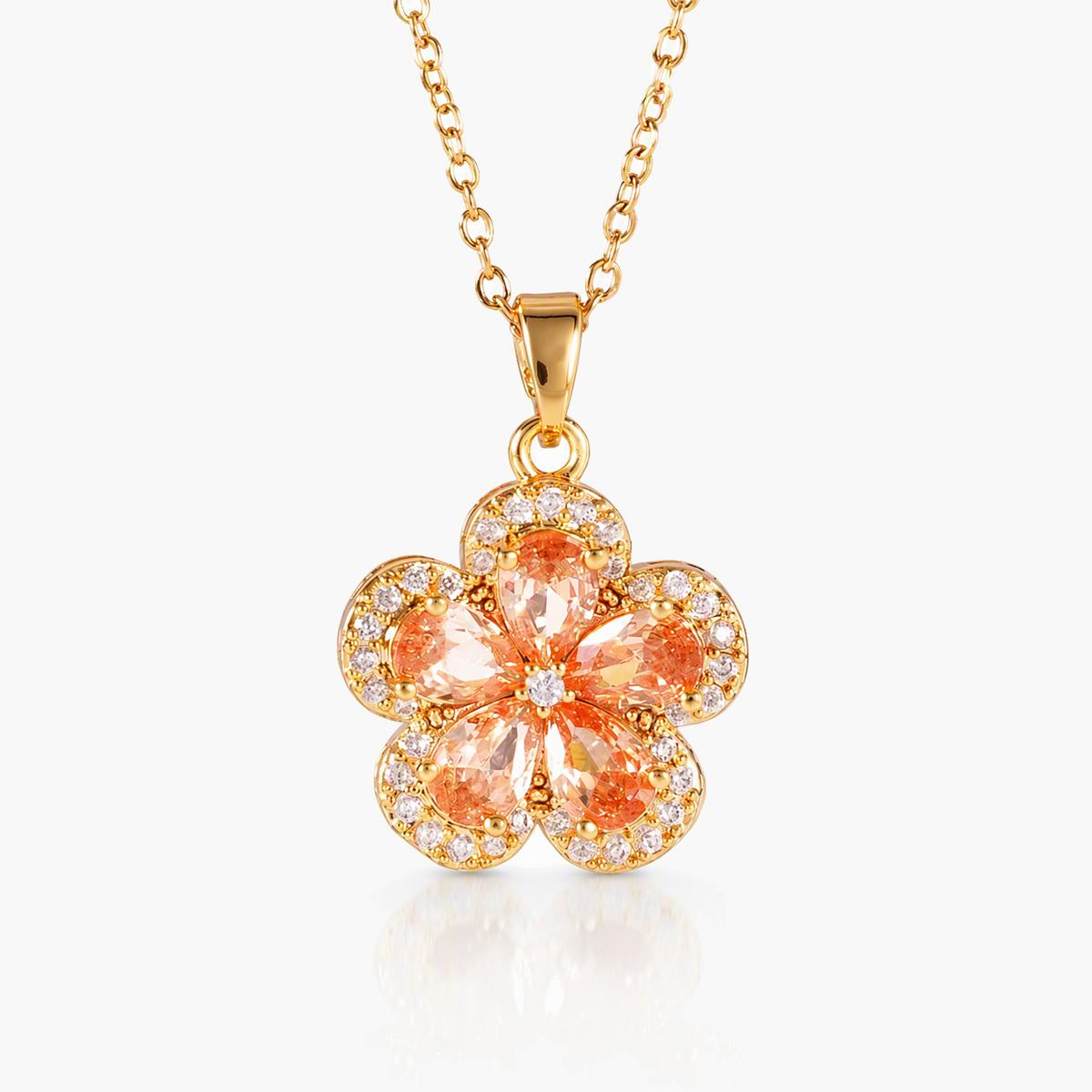 Dainty Flower Pendant Necklace