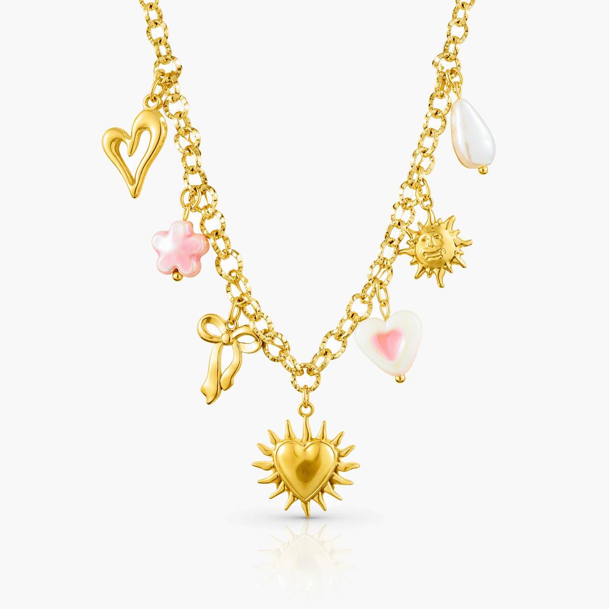 Cute Multi-Charms Necklace