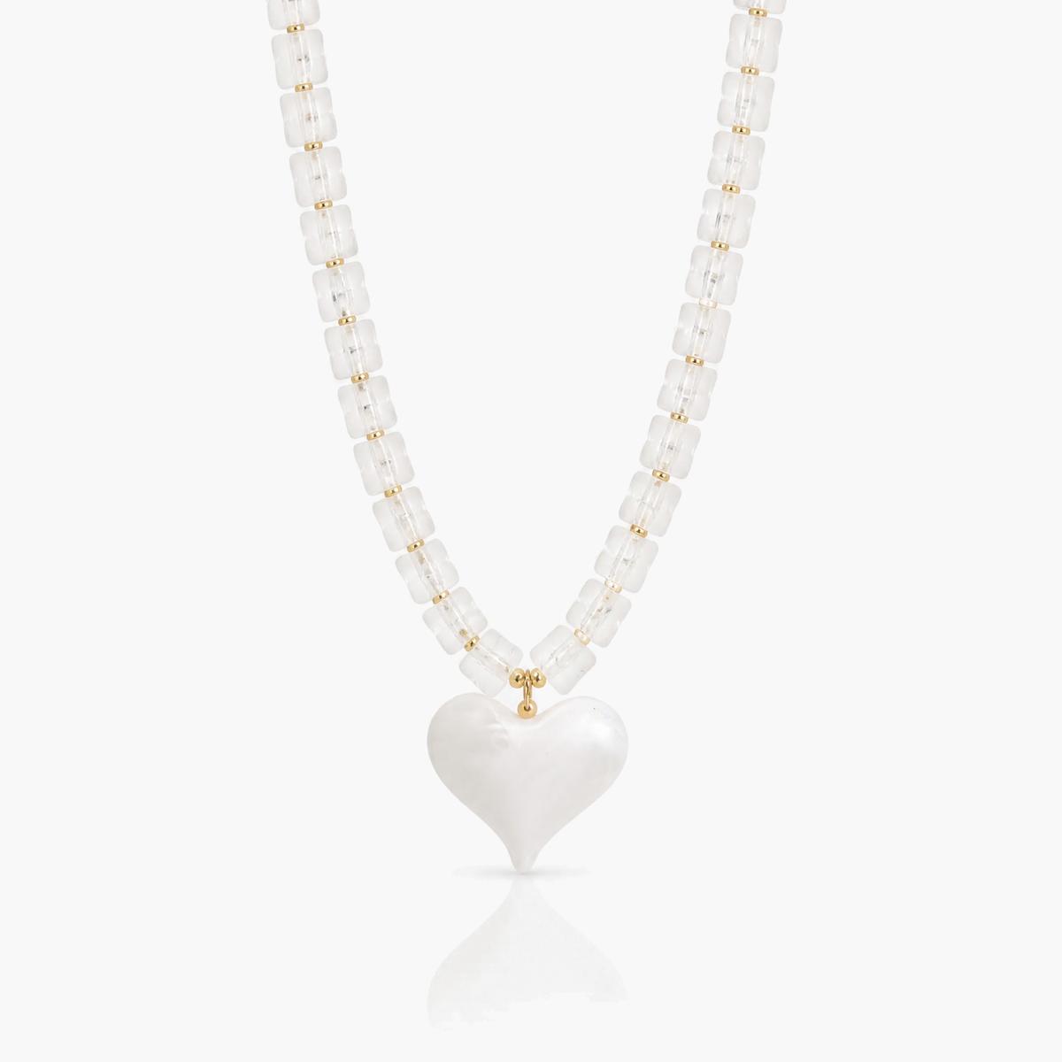 Boho Heart Charm Necklace