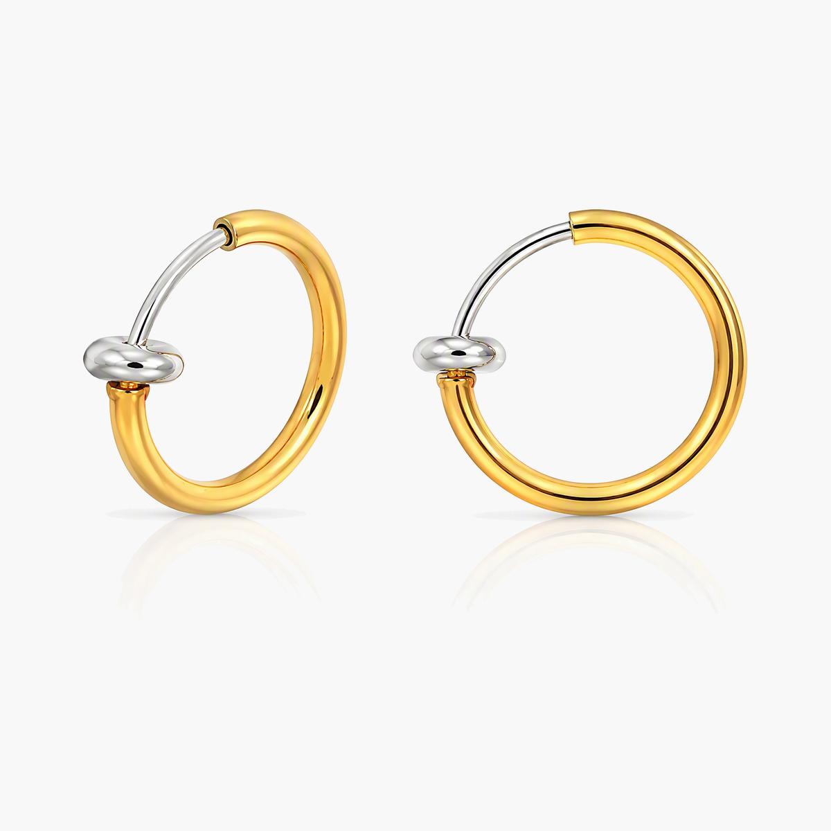 Trendy Hinged Hoop Earrings