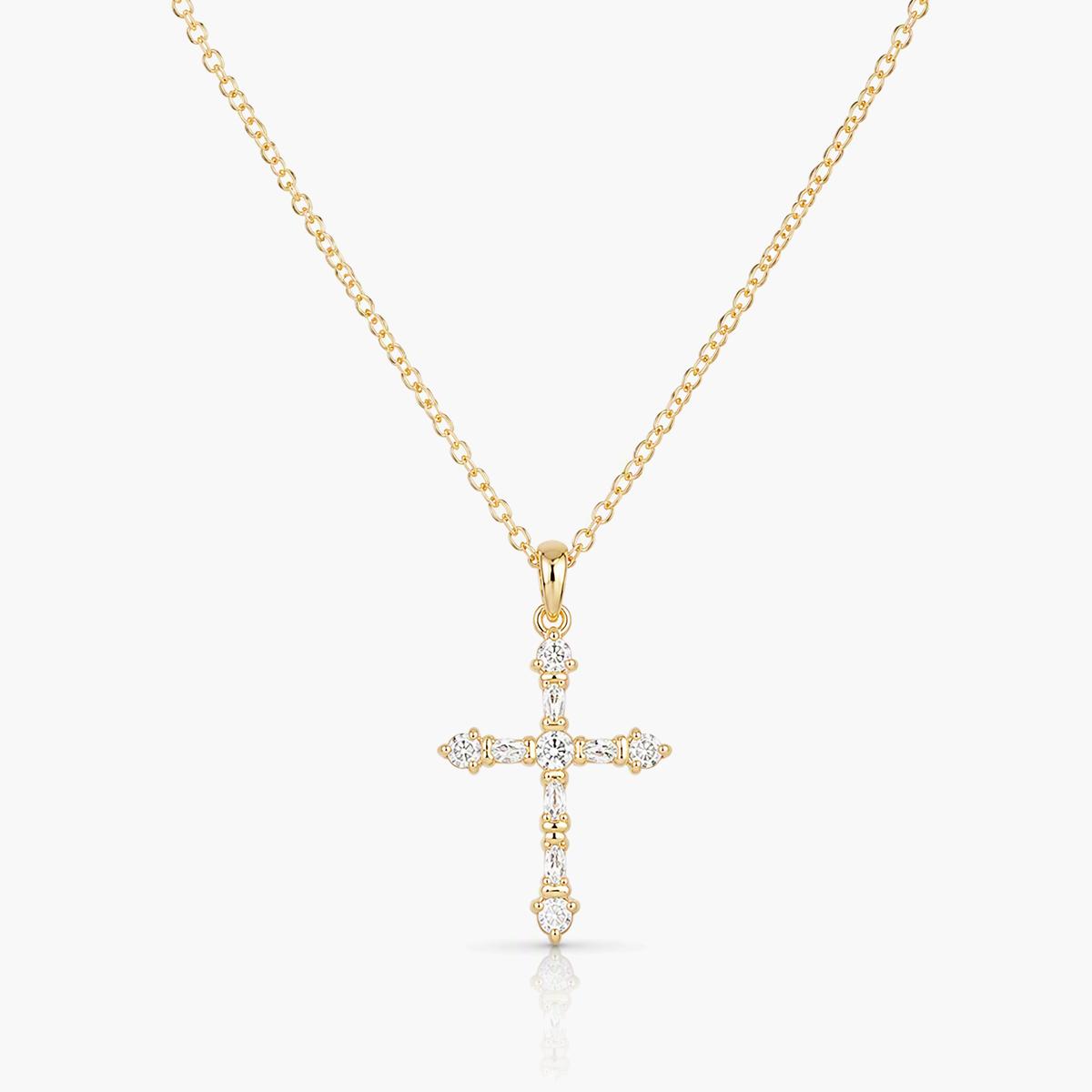 Dainty Cross Pendant Necklace