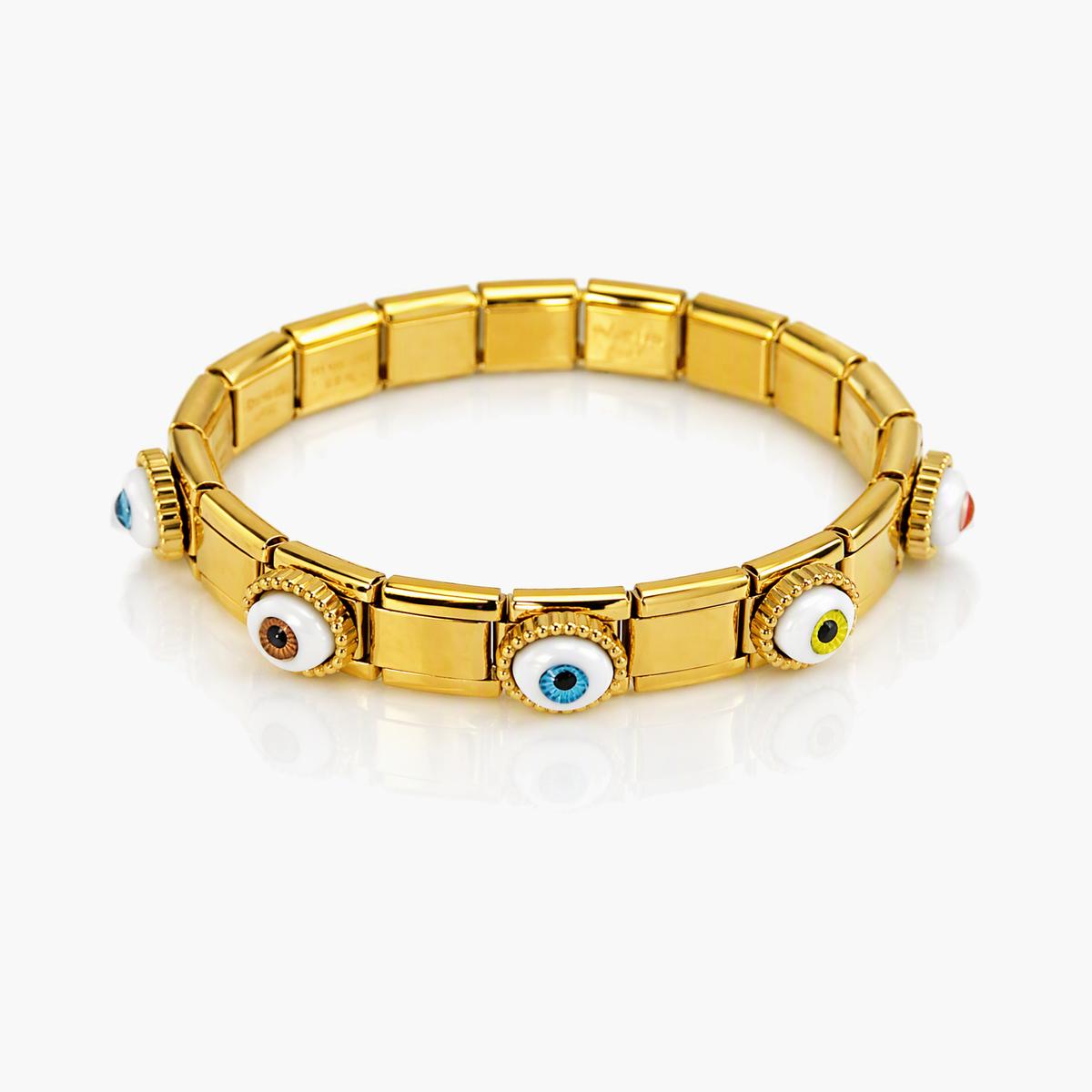 Trendy Evil Eye Charm Bracelet